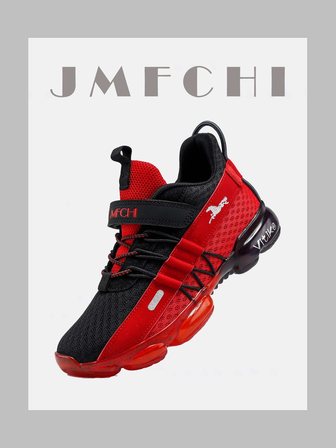 JY8100-Boys' shoes Summer 2023 summer new mesh breathable big children's running shoes Air cushion soft soled children's sports shoes